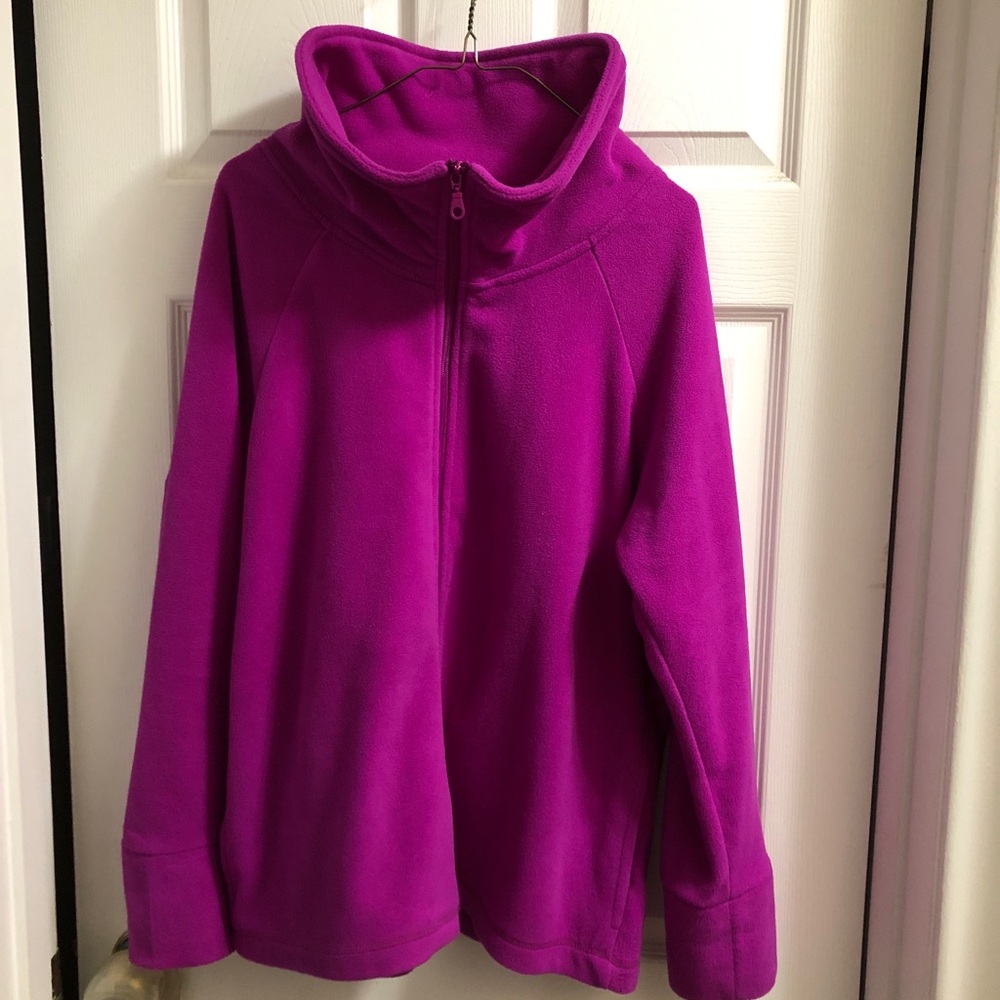 XL orchid fleece jacket